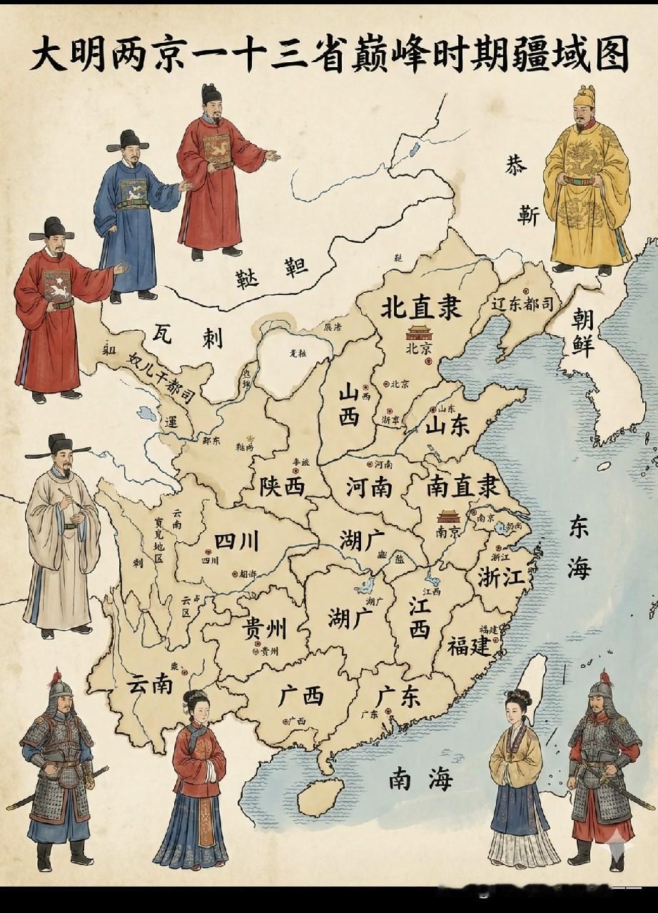 除了张居正、于谦，大明真正担得起两京十三省的人都有谁？