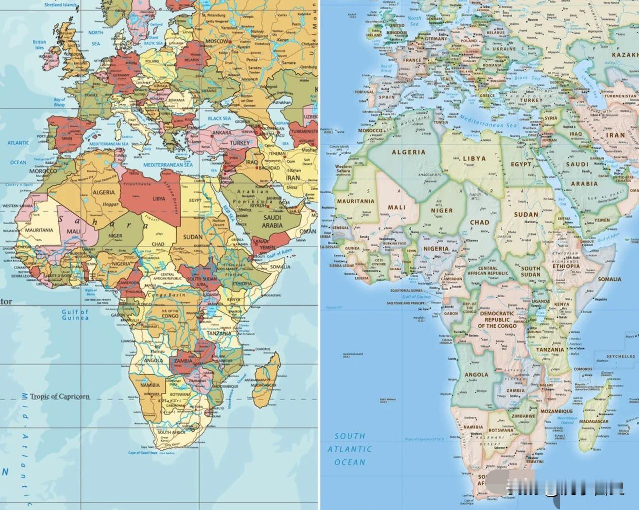 如果你还记得小时候挂在教室墙上的那张世界地图，欧洲蹲坐着，看起来比非洲还要大气—