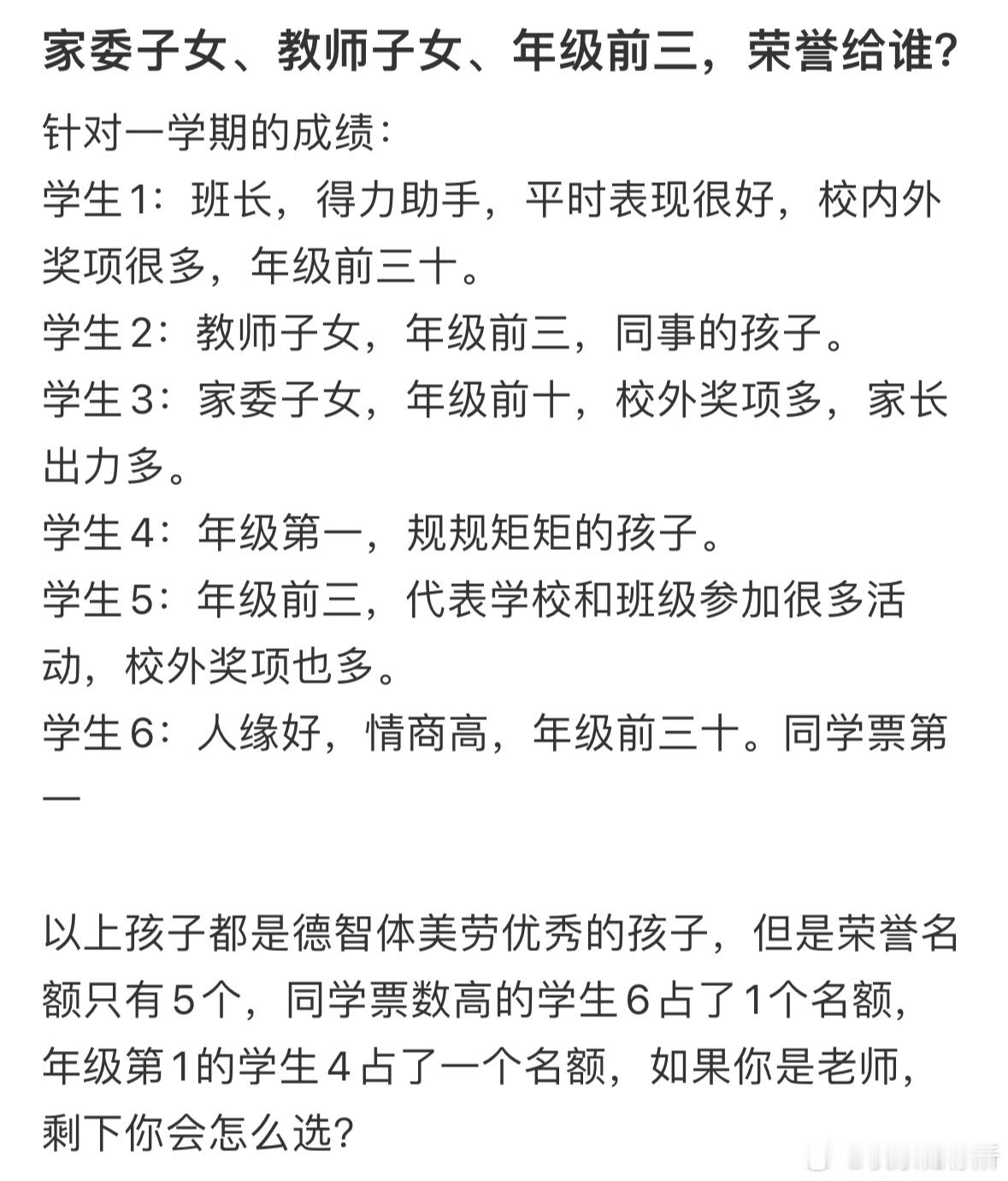 年级前三，荣誉给谁❓ ​​​