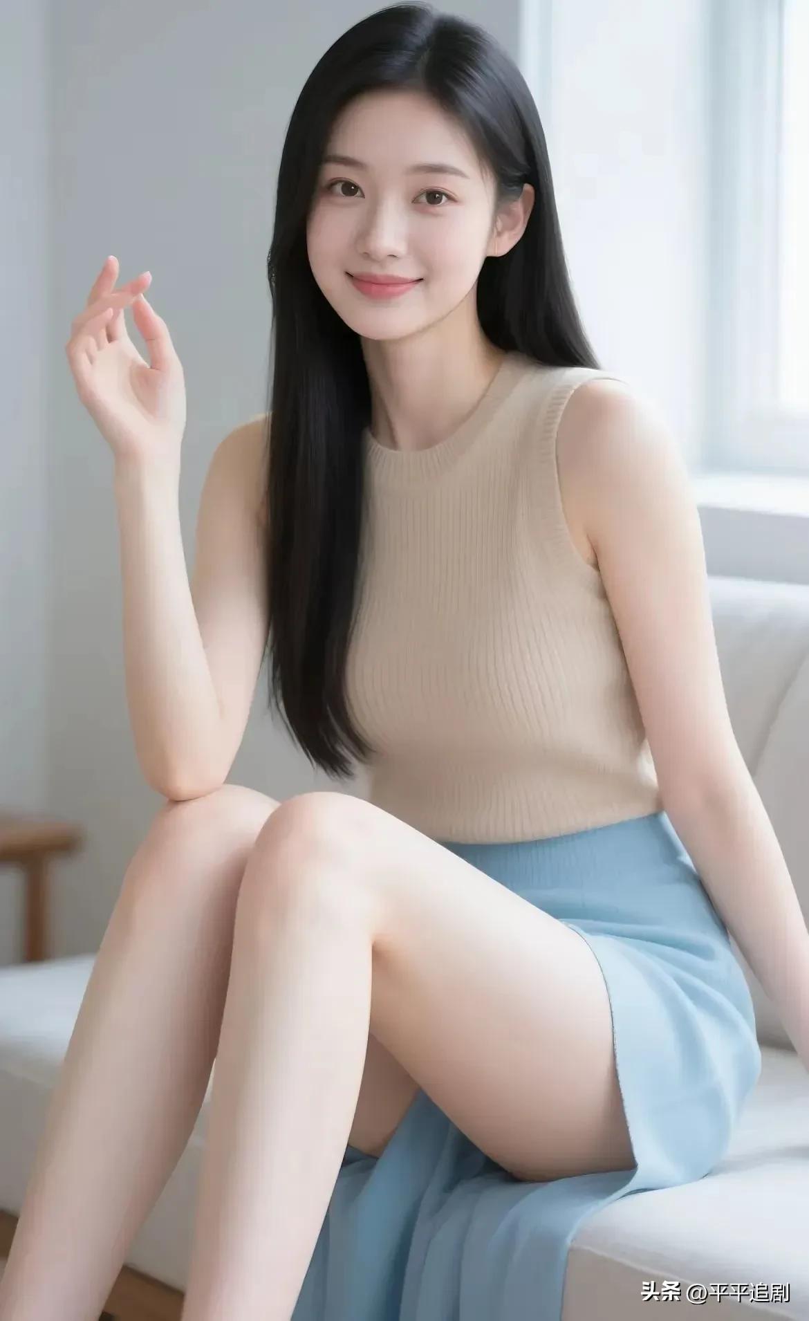 人的一生最大的财富是什么?
浅杏针织衬着温柔，冰蓝裙摆漾着清爽，阳光漫过窗台，一