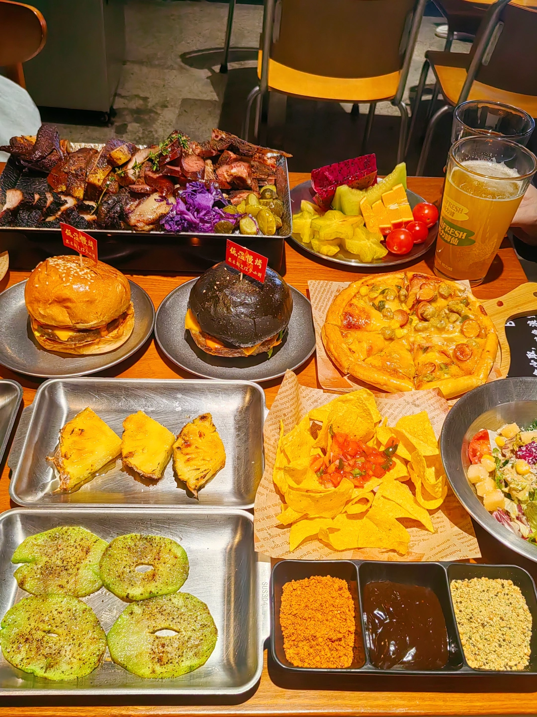 武汉美式烤肉，我只吃与九！！！