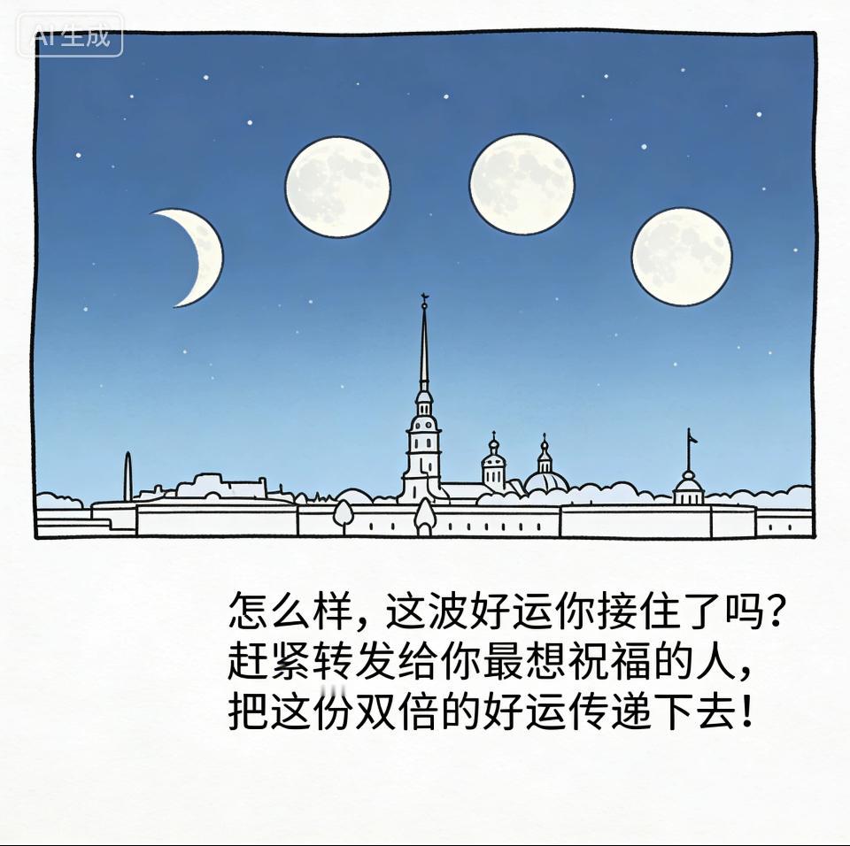 “双倍好运，传递给你最爱的人！”🌙✨ 你想对你最讨厌的人说句什么话