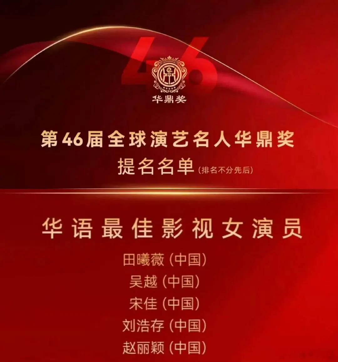 恭喜田曦薇华鼎奖提名，樊长玉赢得国内外喜爱！🎉 ​​​