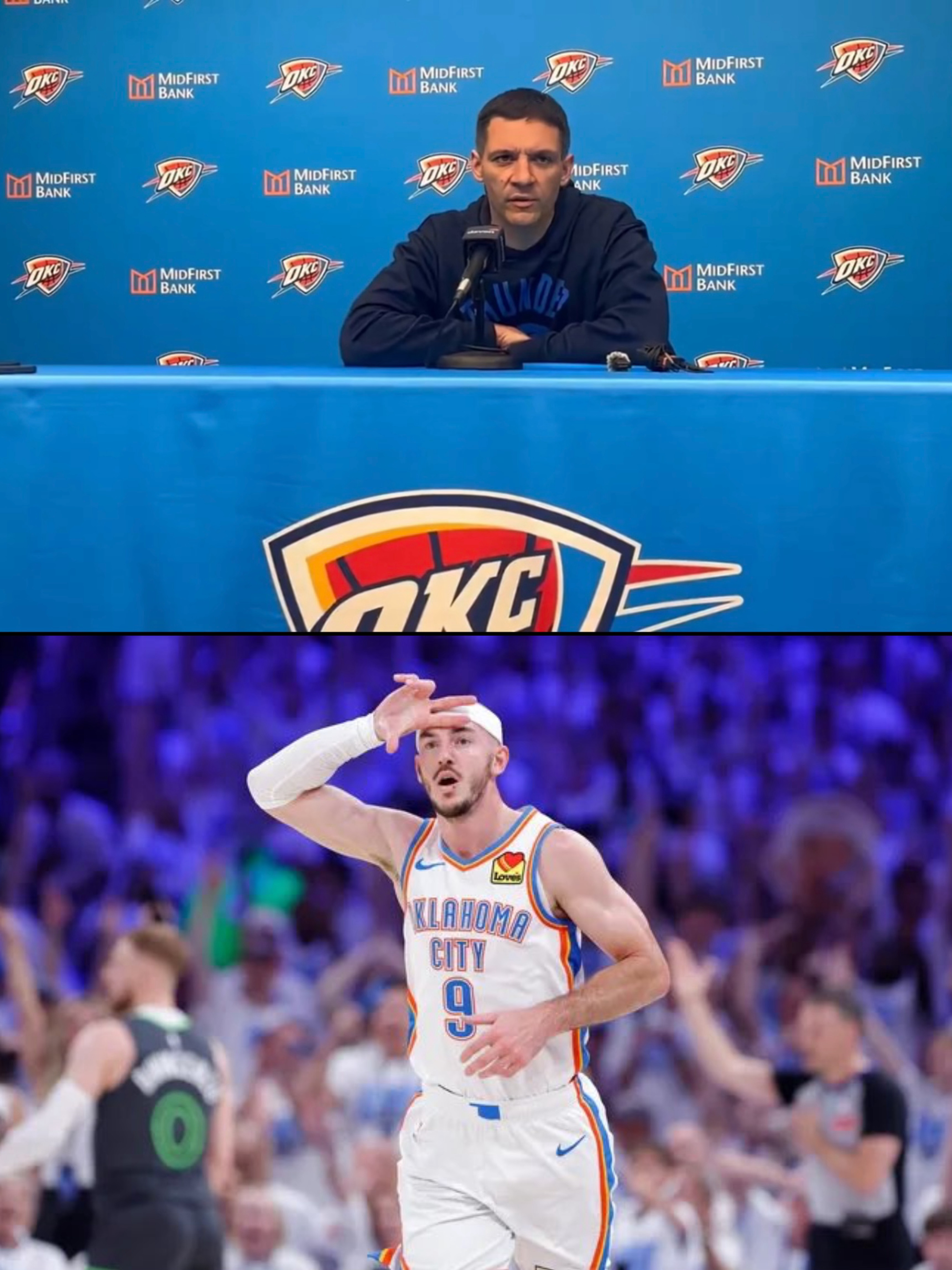 据雷霆主教练戴格诺特表示：卡鲁索想要出战对阵湖人的比赛，但因生病出战成疑。 湖人