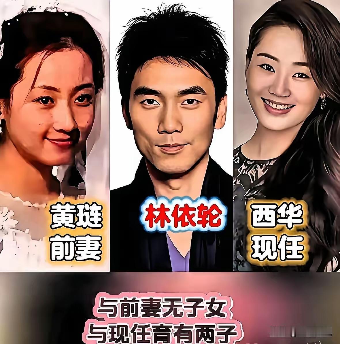 没听说过呀，怎么林依轮也是二婚吗？只知道林依轮和他的老婆西华两个人感情特别好。没