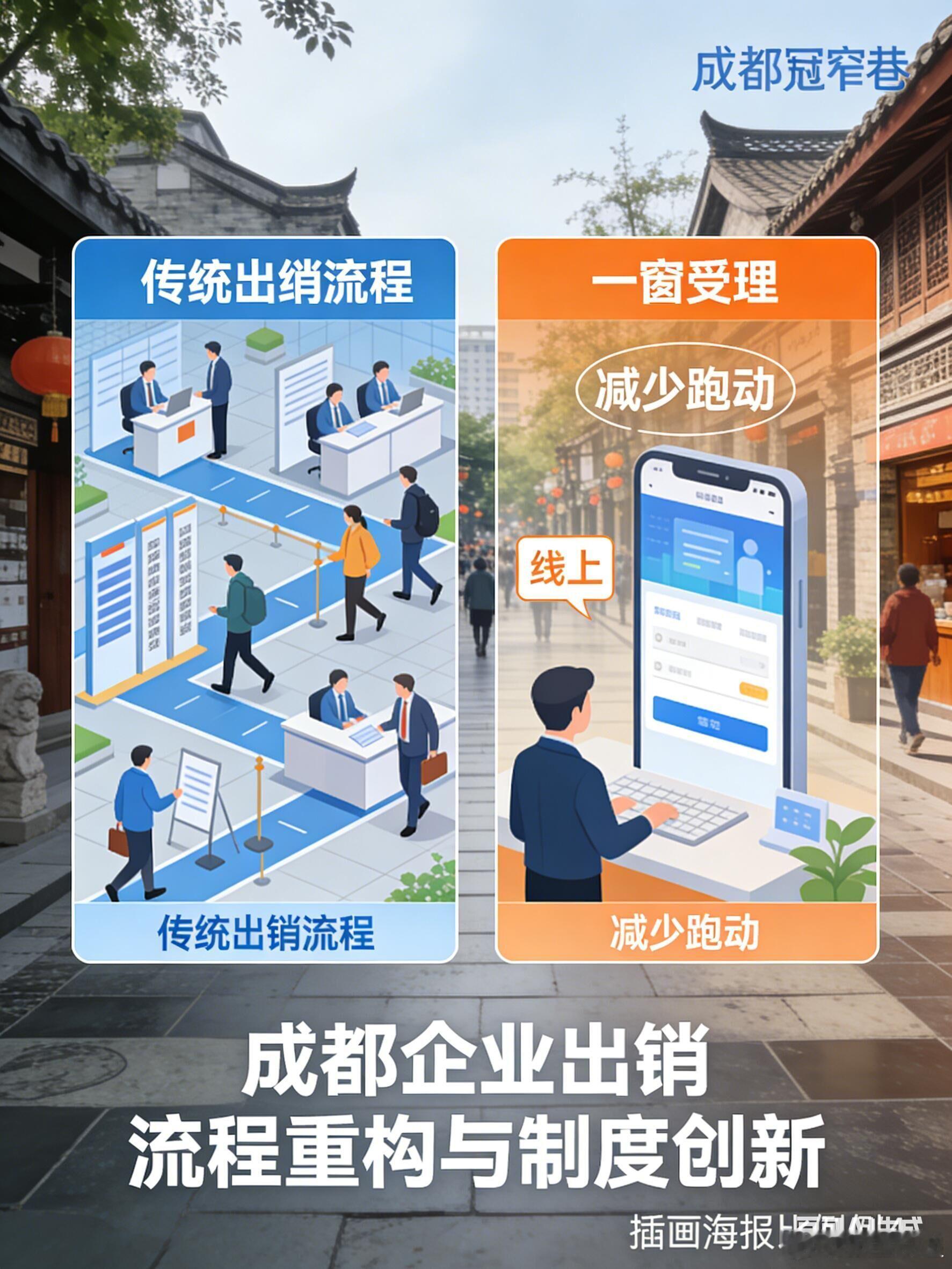 成都企业注销的流程重构与制度创新企业注销作为市场退出的“最后一公里”，长期因流程