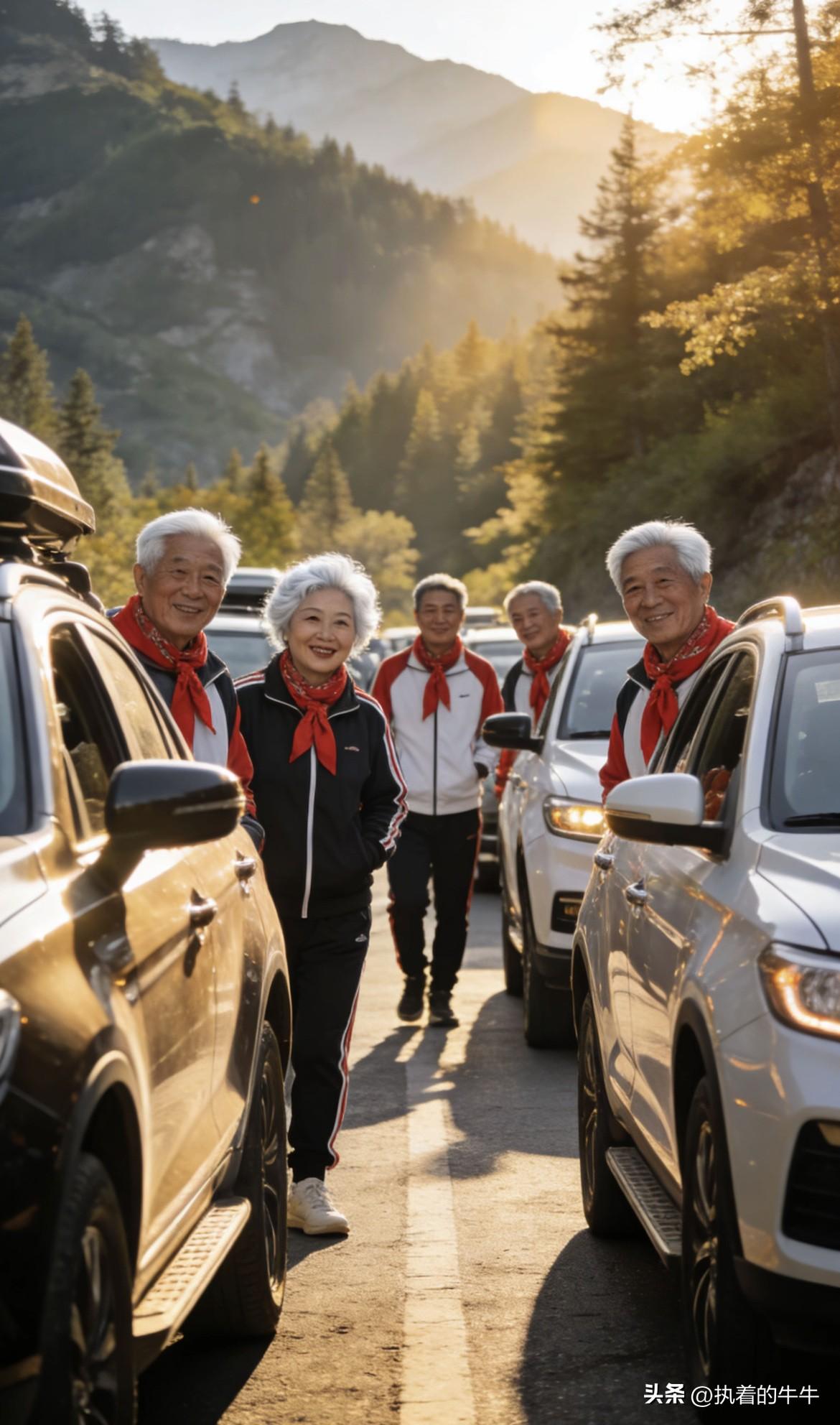 越来越多的老年人选择自驾游，
很多人以为他们是为了看风景。其实，他们是在重新定义