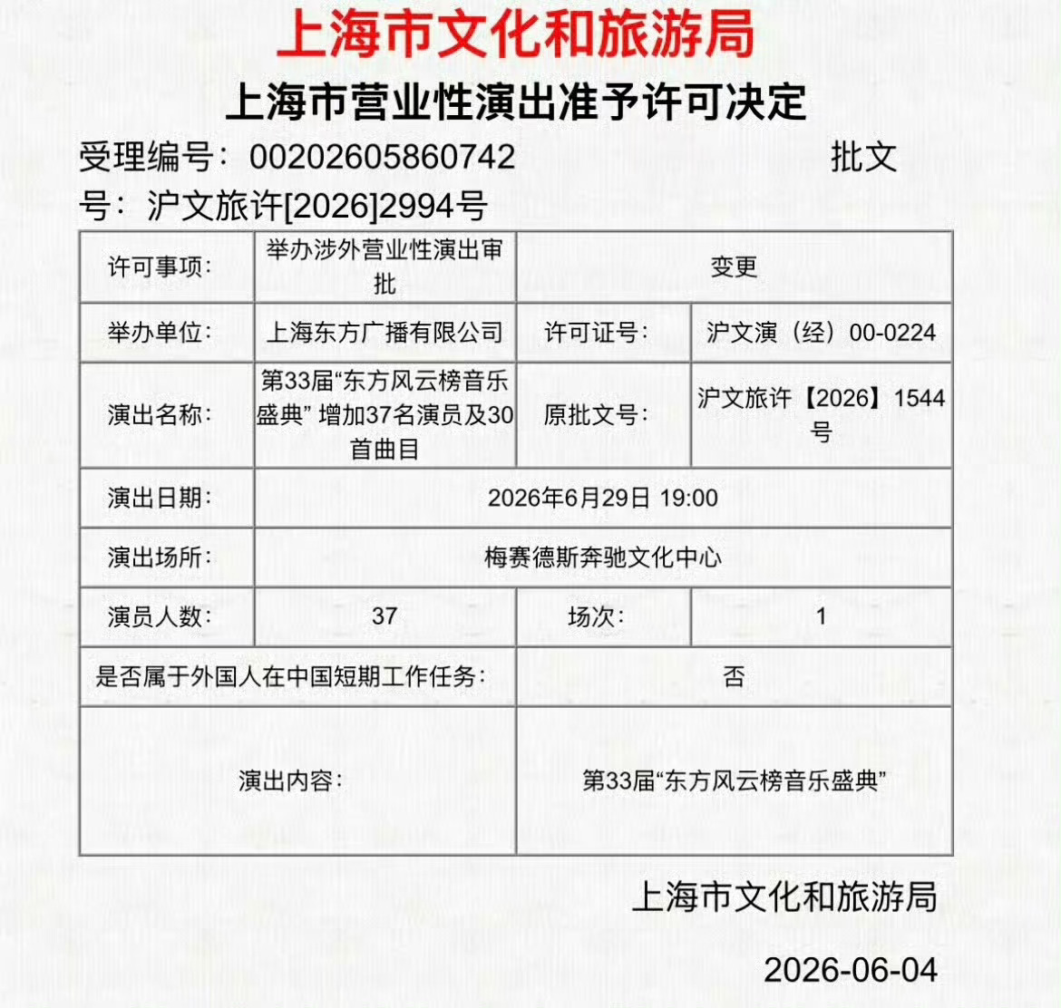 穆祉丞确认参加东方风云榜 🎉穆祉丞确认参加《东方风云榜》，宣发节奏已出，6月1