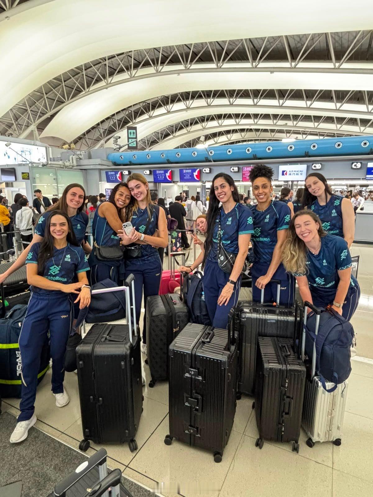 女排世界女排联赛2026年世界女排联赛 出发，澳门！🇲🇴巴西🇧🇷国家队此