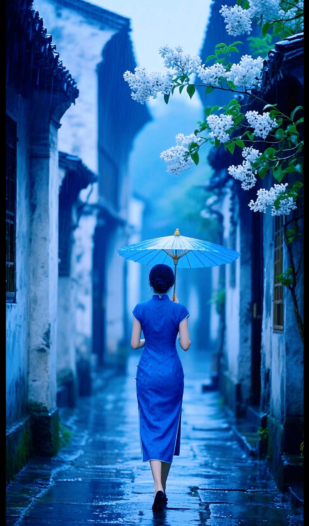 不得不说，“持续干旱沙漠风”这个下联对得十分巧妙。上联“连绵不断江南雨”描绘出江