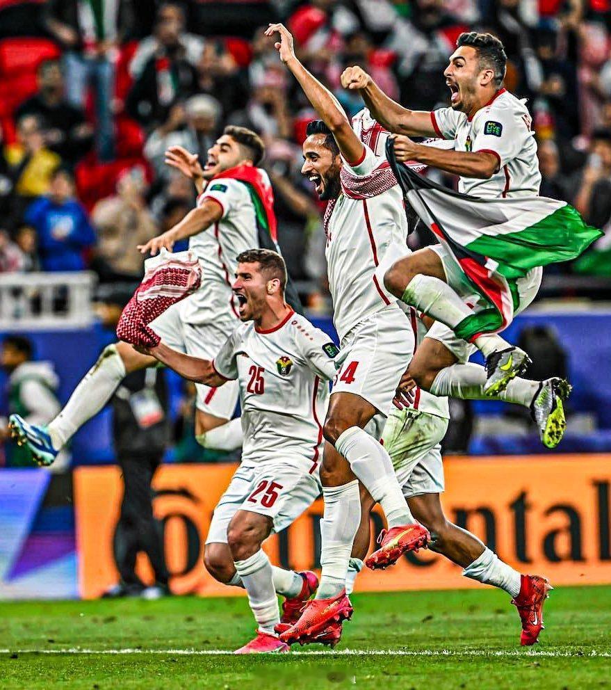 阿根廷🇦🇷世界杯小组赛对手🇯🇴🏆 约旦队以1比0战胜沙特阿拉伯，将在阿