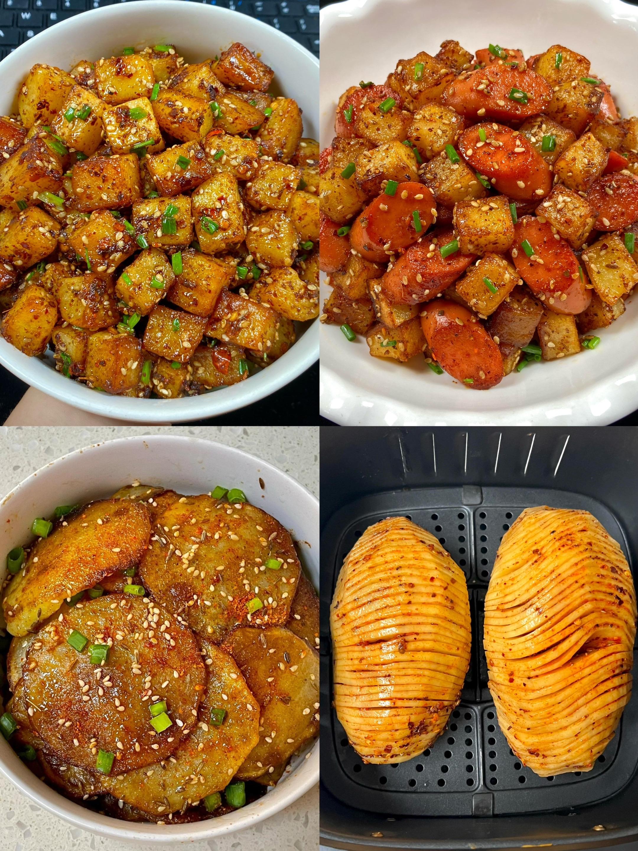 土豆的4种孜然吃法，每种都无敌好吃！我为土豆举大旗，看谁敢与它为敌！万...