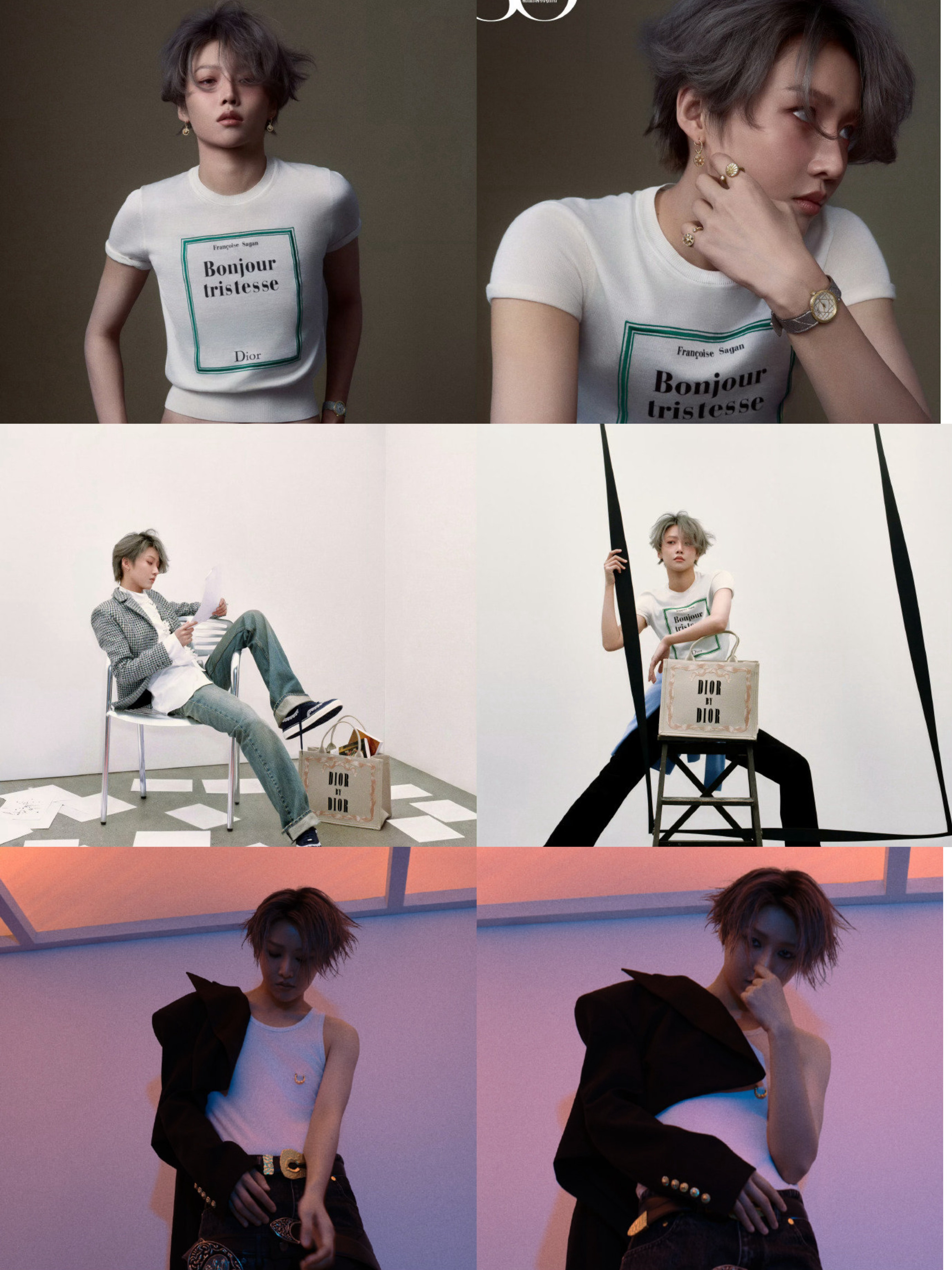 刘雨昕So Figaro 2026开年刊封面人物惊艳释出，Dior 26 春夏系