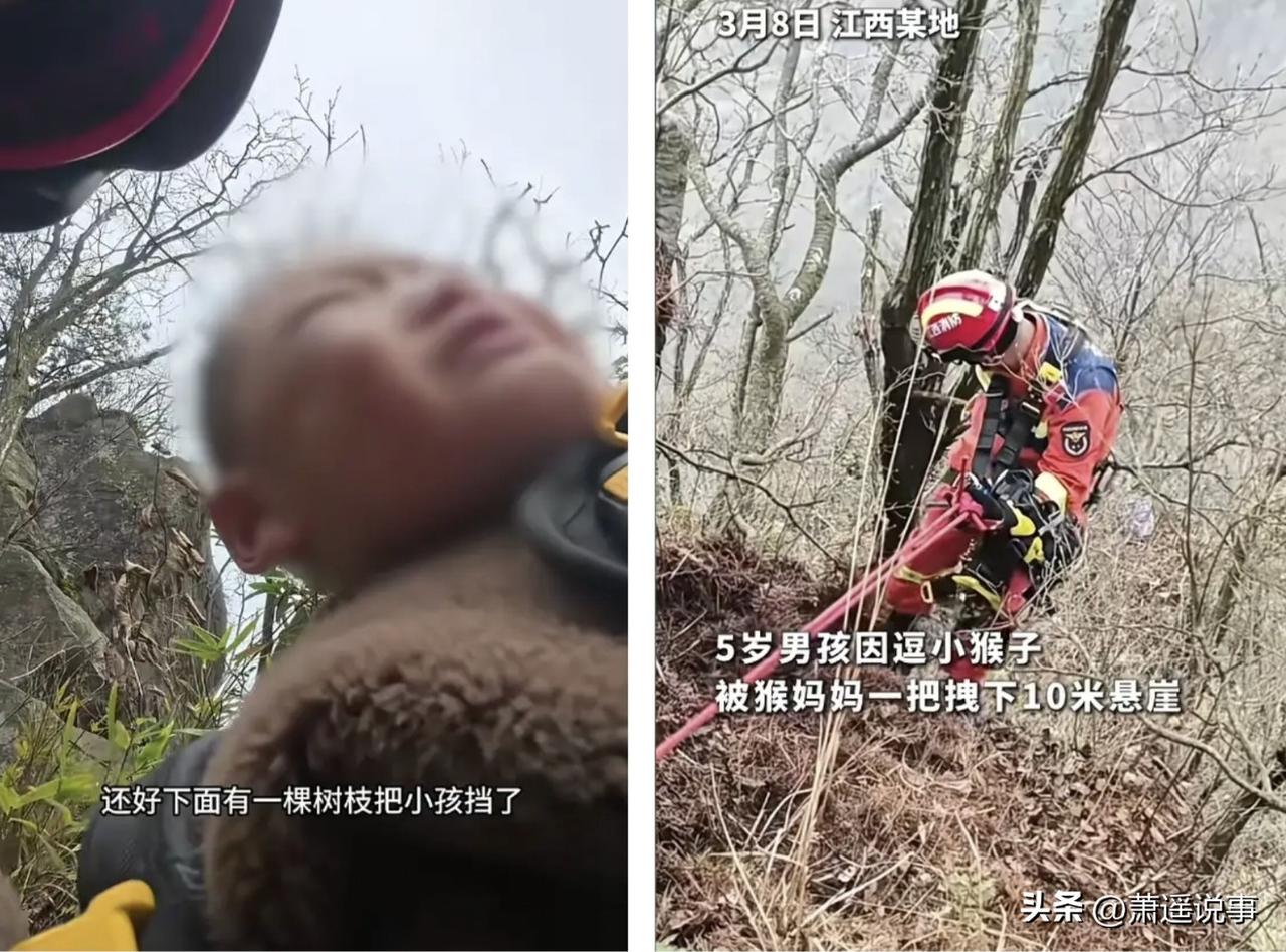 俗话说，熊孩子，父母不教育，出来社会总会被社会教训的，这不江西某地就发生一件令人