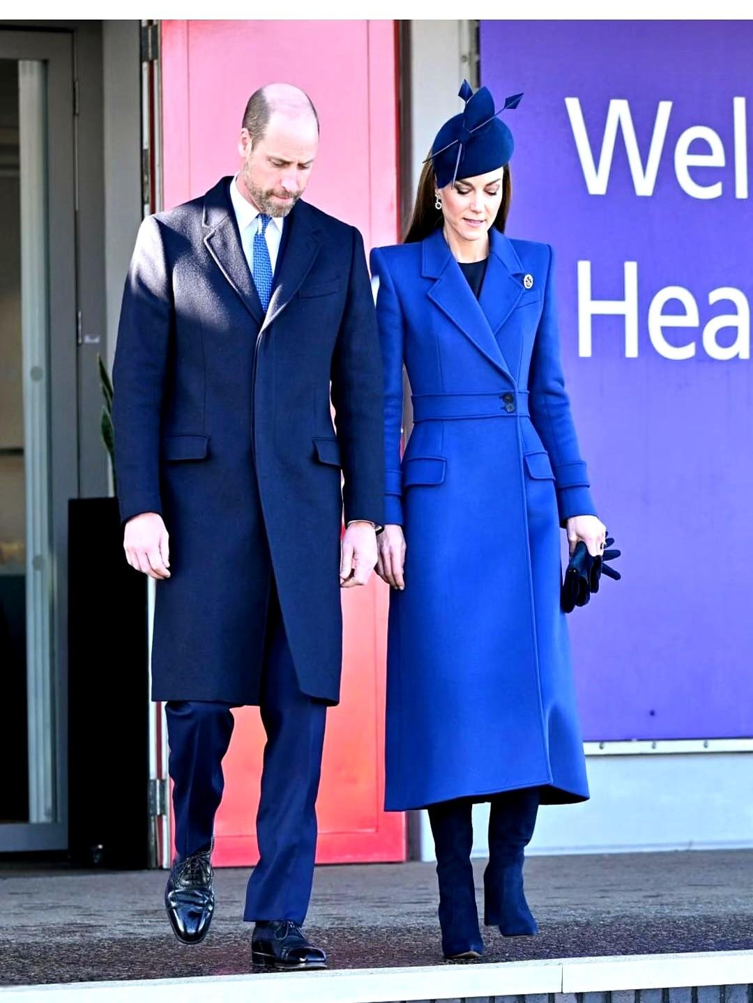 凯特王妃与威廉王子今日再度执行公务，一同前往希思罗机场。

他们此行是为迎接来访