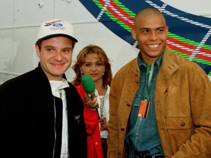 【老照片】 Rubens Barrichello and Ronaldo.🇧?