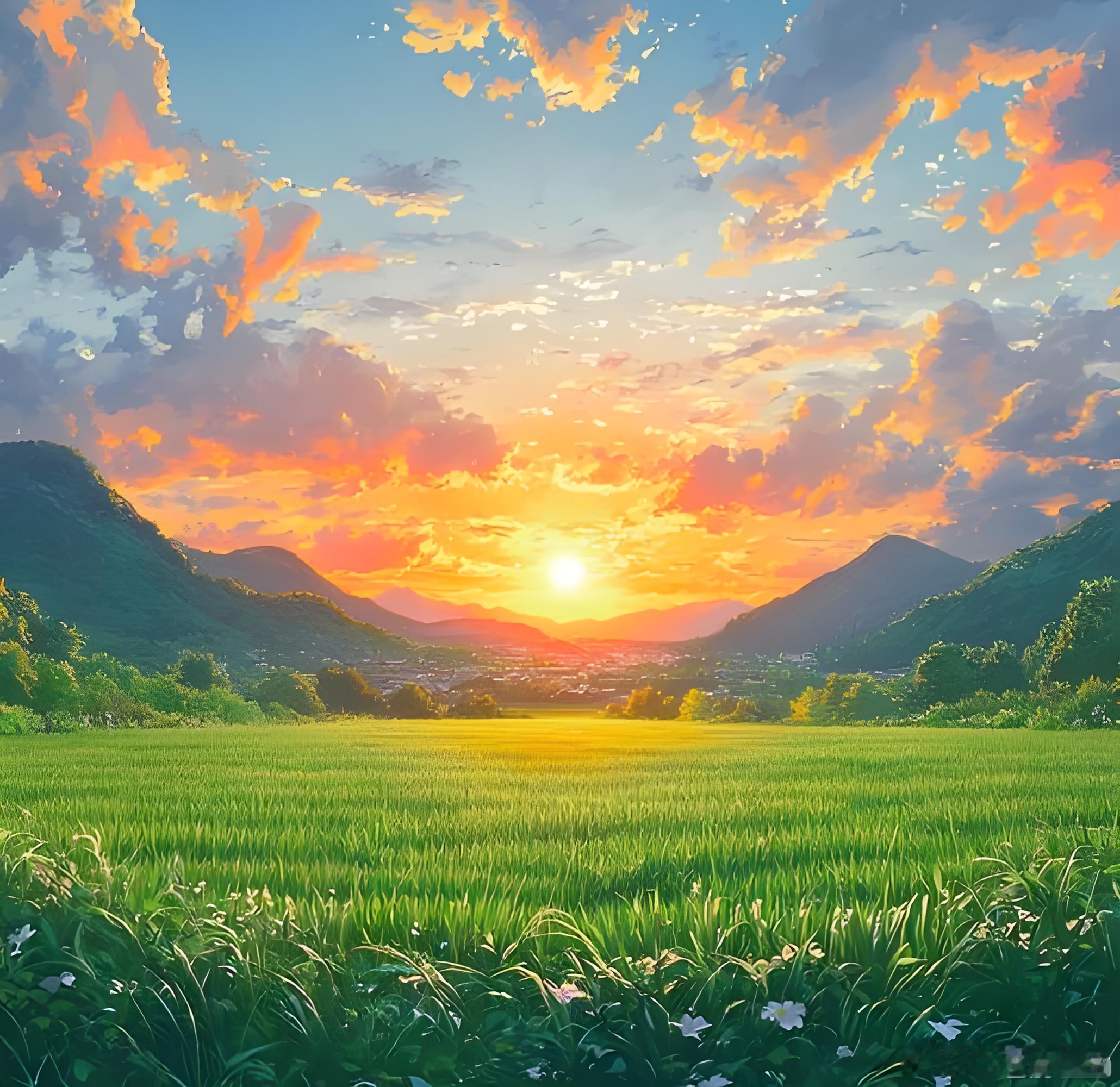 早上好中国，祝愿祖国繁荣昌盛，民富国强