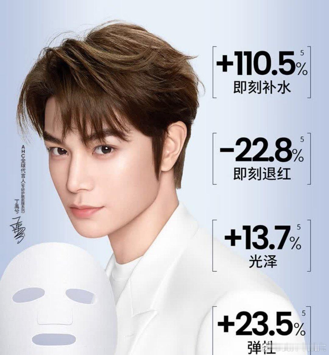 AHC全球代言人丁禹兮💚丁禹兮0720禹光同行如果生活给你柠檬，别忘了加点伏特