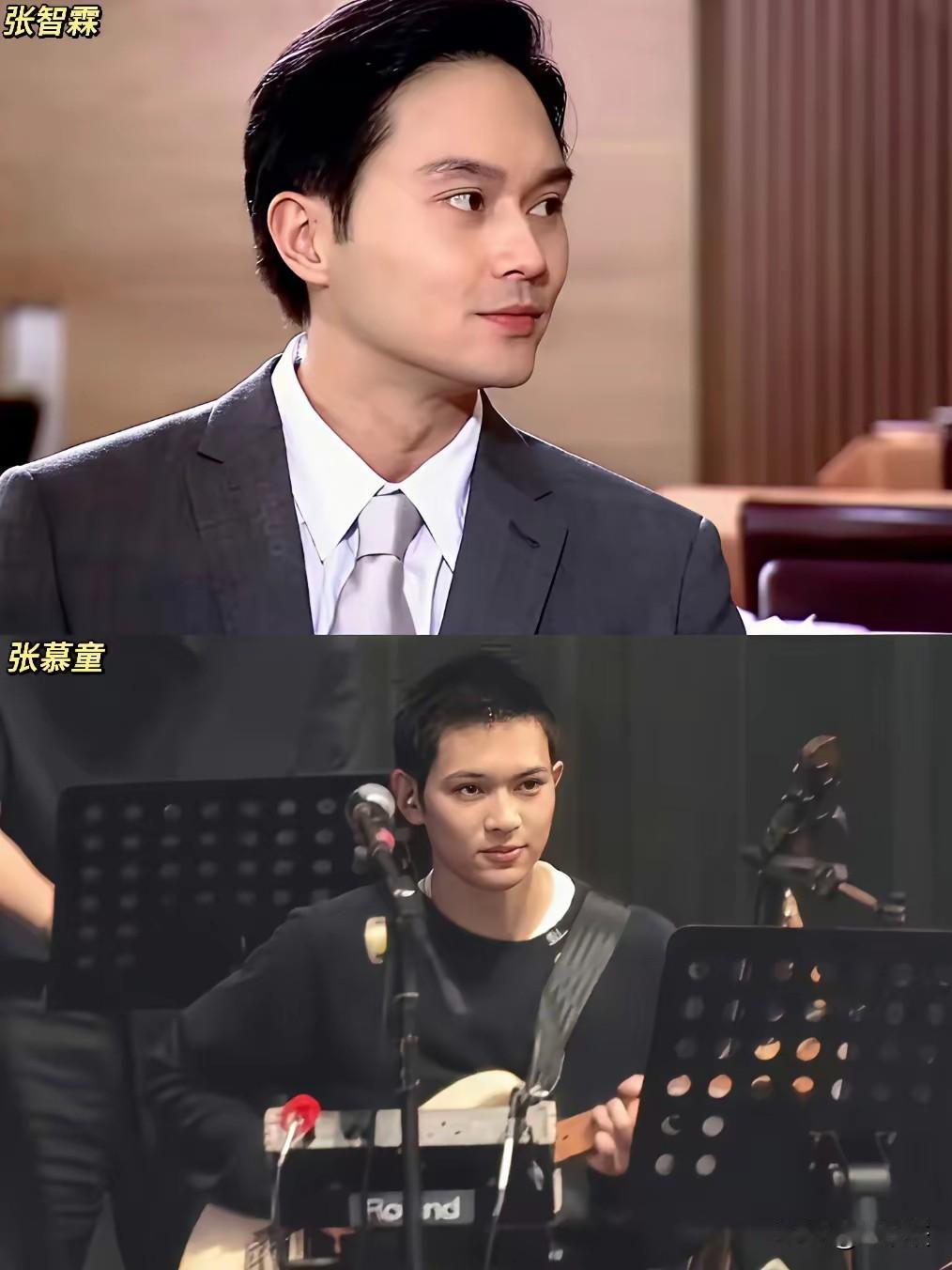 不是吧，张智霖要送儿子进娱乐圈！
张慕童在张智霖演唱会当吉他手，这是要出道的节奏
