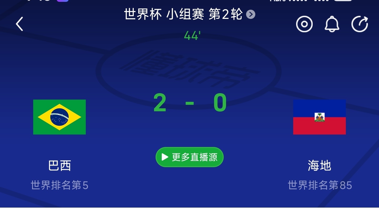 库尼亚梅开二度巴西半场2比0海地 ⚽梅开二度！库尼亚两连击主宰比赛第23分钟门前