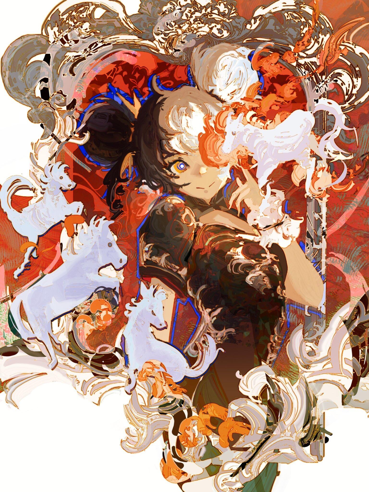 插画师推荐：Pisukev 