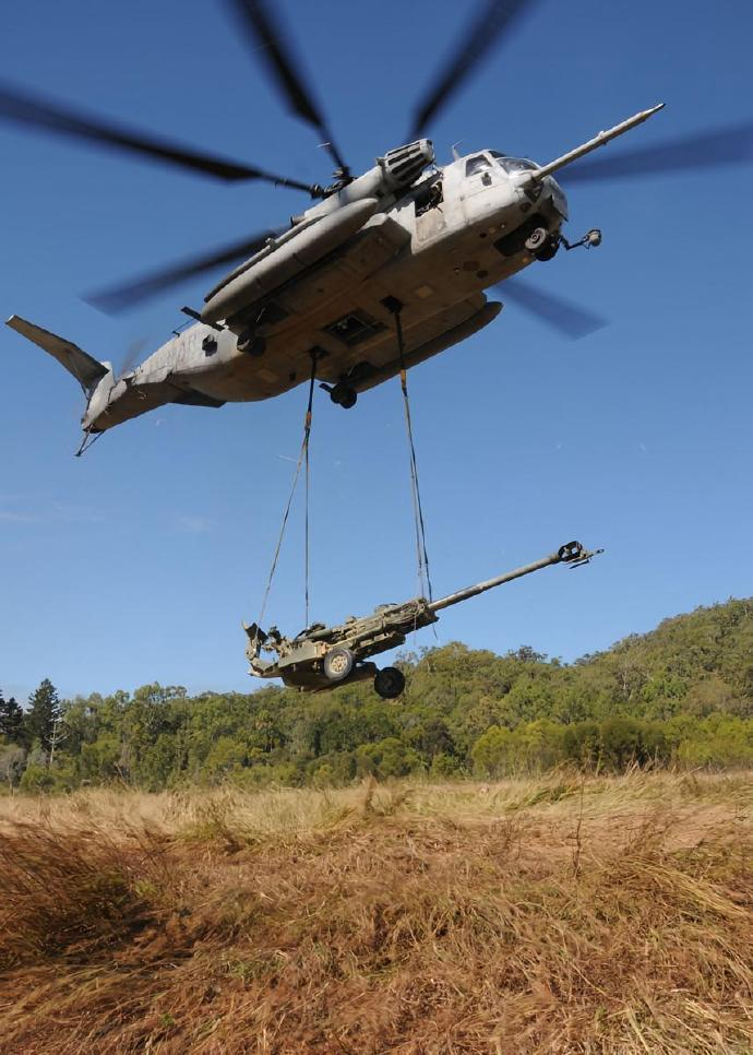 每天认识一件兵器 M777牵引榴弹炮M777牵引榴弹炮是英国于21世纪初研制的1