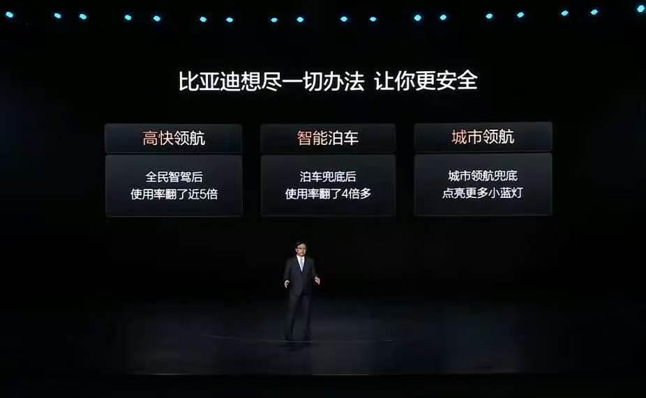 比亚迪这波是真的把智驾的信任问题给解决了。王传福说的太对了：技术实力铸就底气，敢