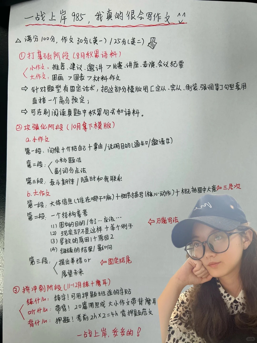 考研作文 姐只教一遍