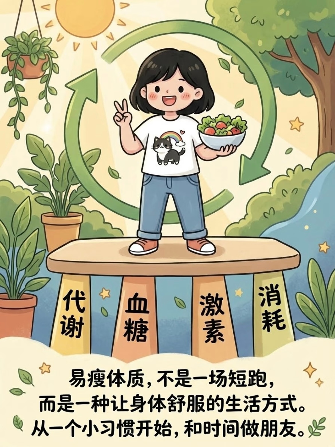 减肥之后才发现以前是易瘦体质如何养成易瘦体质？｜8个不节食微习惯为什么有人怎么吃