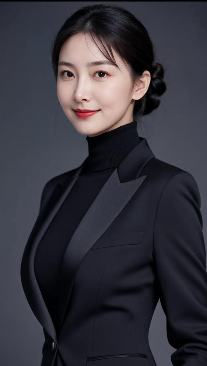 甜美优雅写真今年的春晚由我来主持！ 甜美写真、换一个发型家人们好看吗？😁😁?