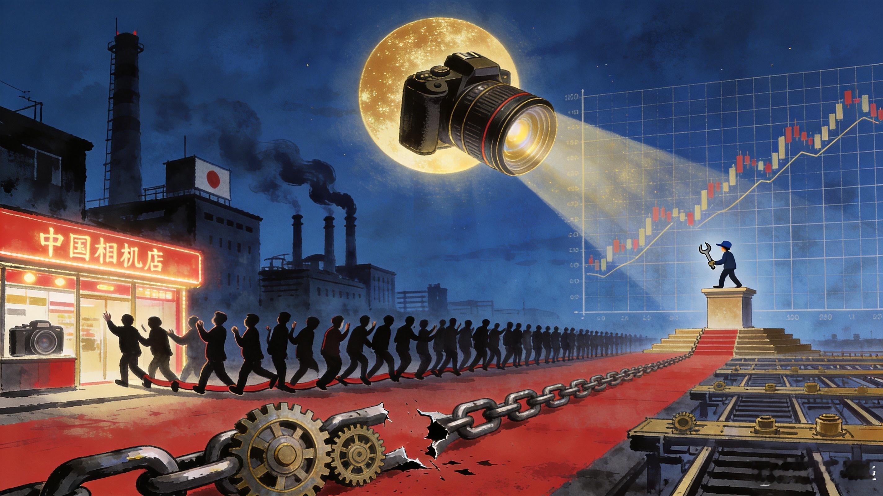 日本人排5小时队买中国相机，我算了算这背后是什么刷到一条消息：日本门店里，有人为