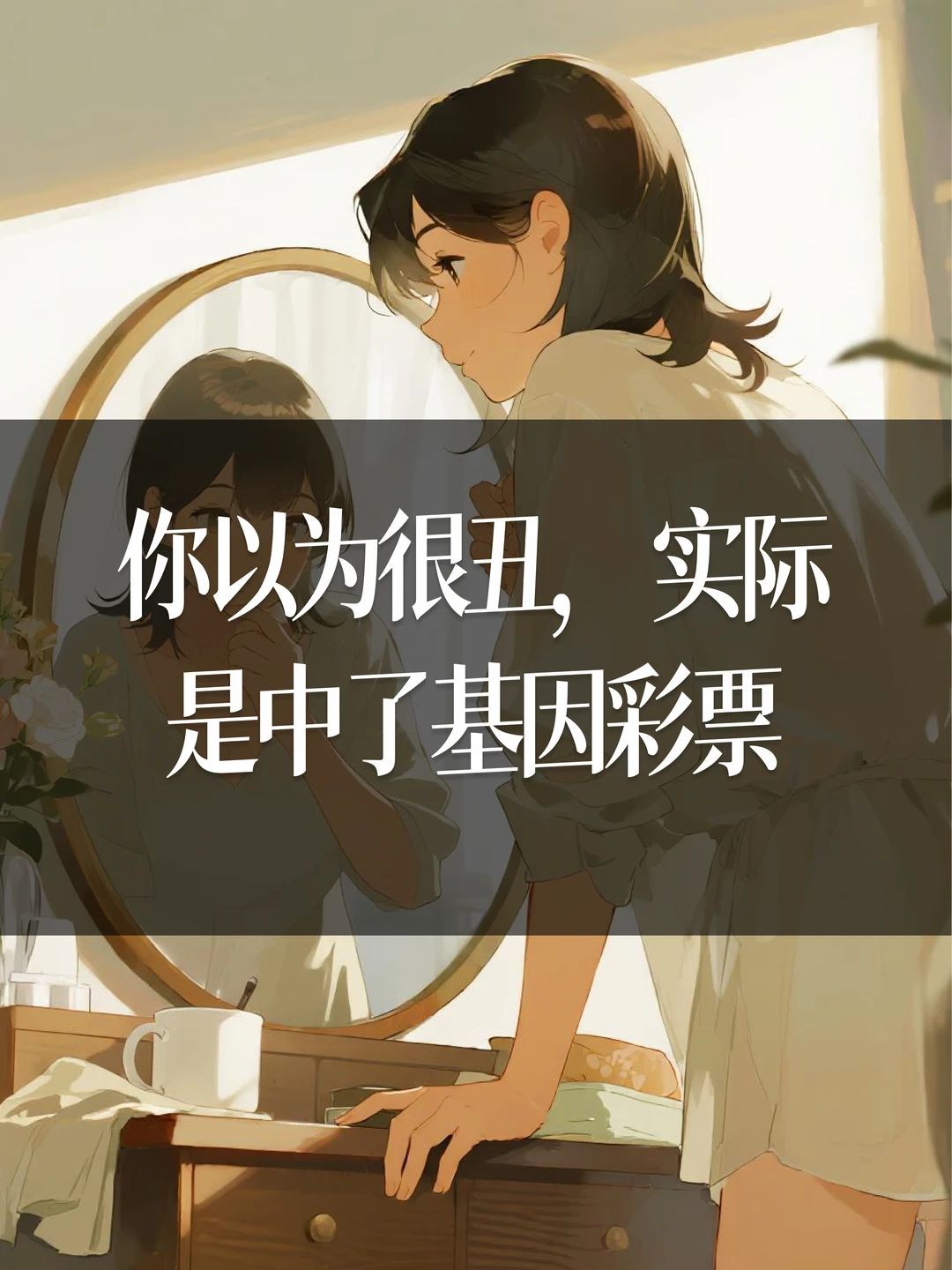 你以为很丑，实际是中了基因彩票
