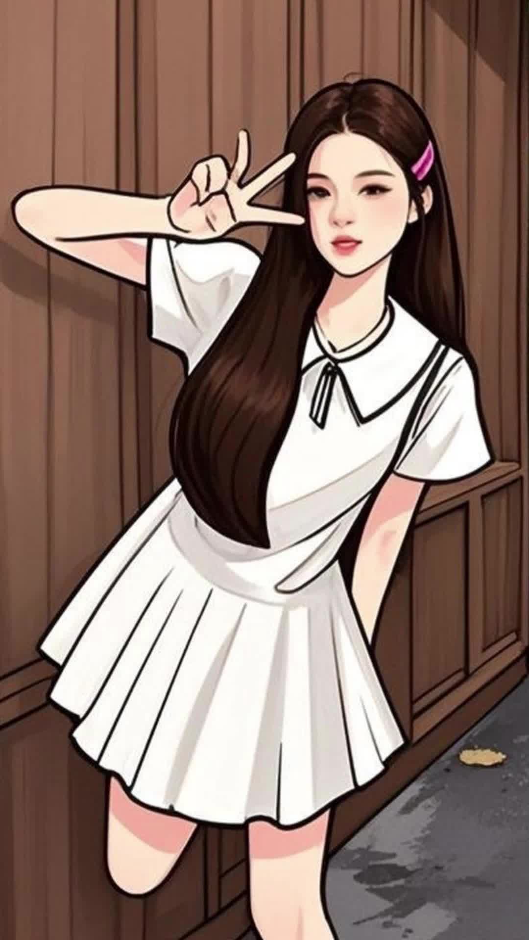 这款白月光初恋裙出短款啦～上身更加减龄有少女感！