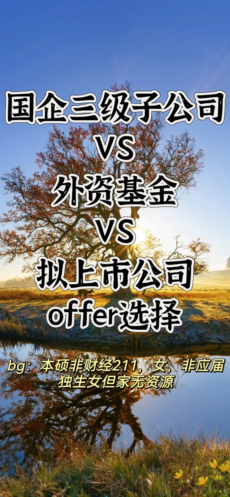 投行🐶转型财务offer选择