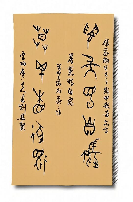 米刚甲骨文作品