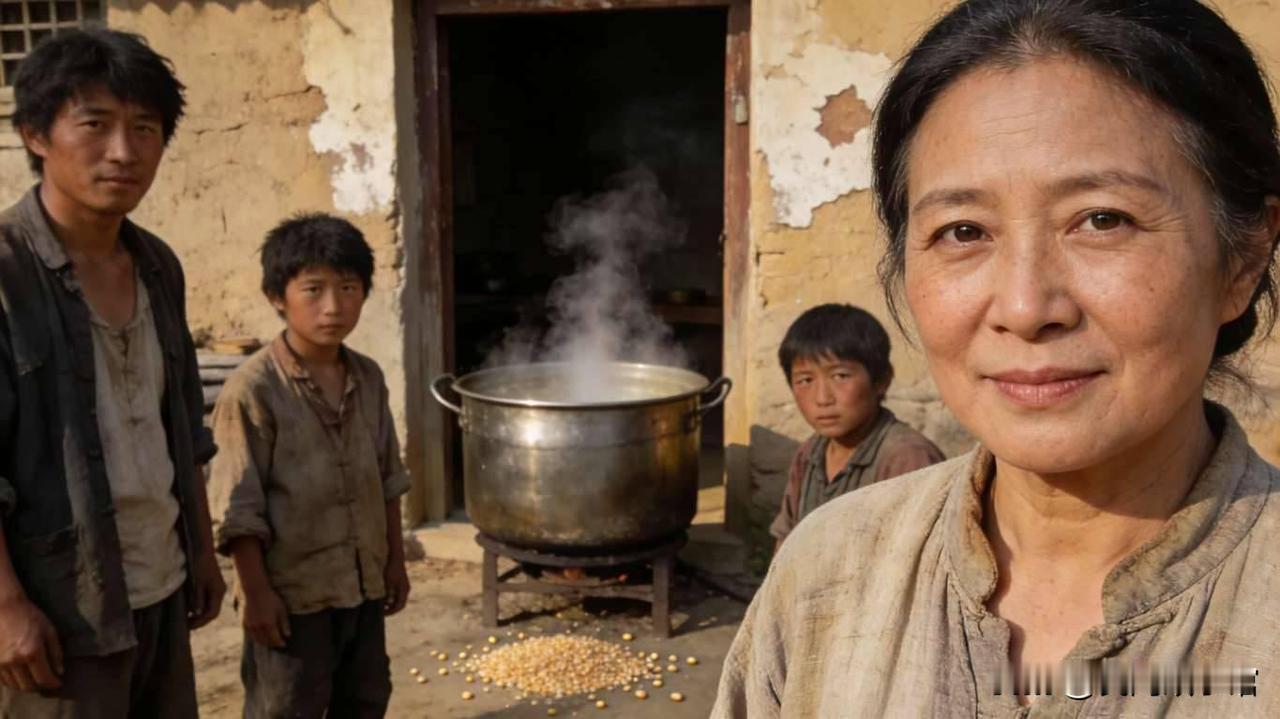 古时候有个农妇王婶，家境普通却心地宽厚，每逢荒年，都会在门口支起大锅舍粥济贫。一