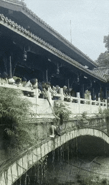 她想跳水