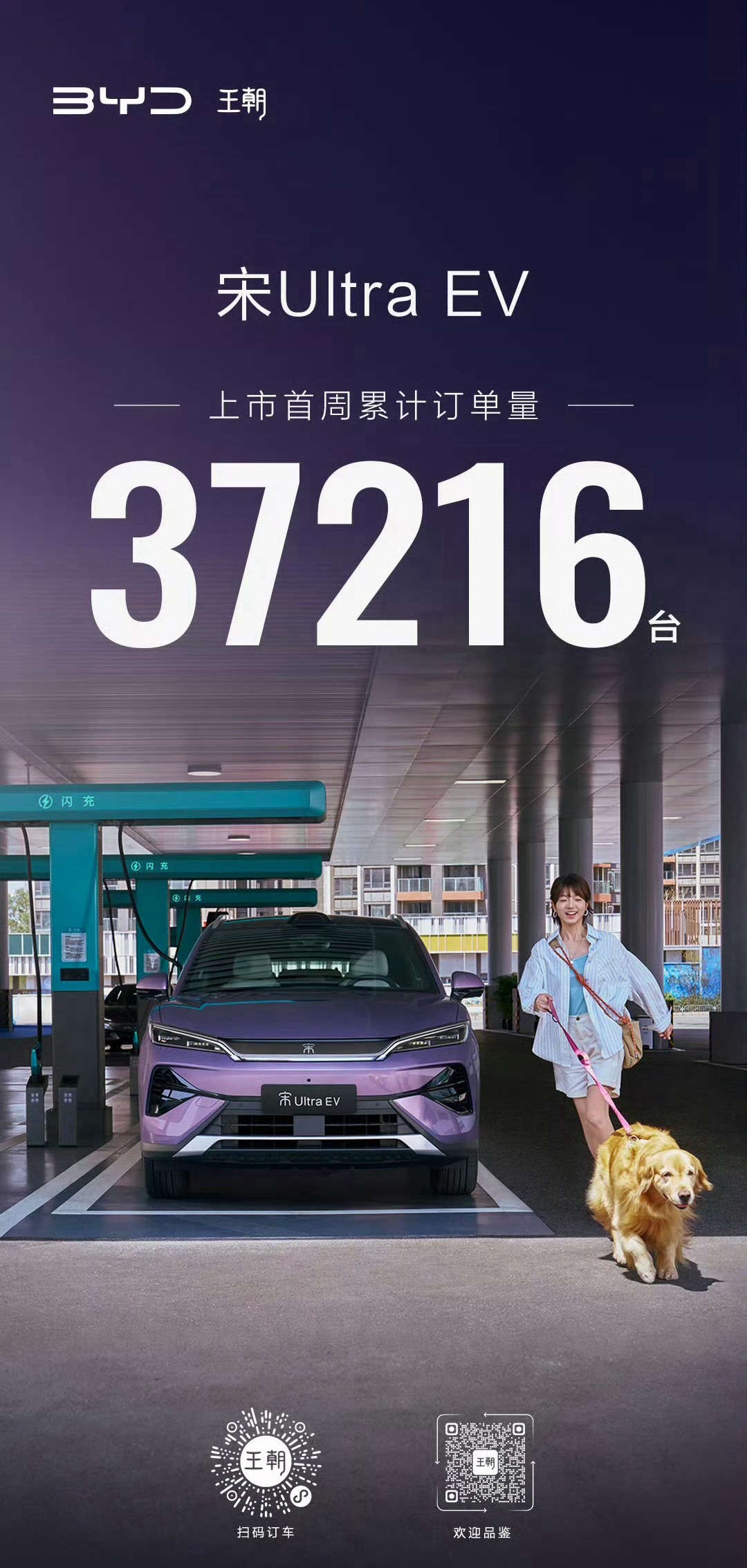 比亚迪宋Ultra EV，3月热销10600辆！上市首周累计订单37216台！ 