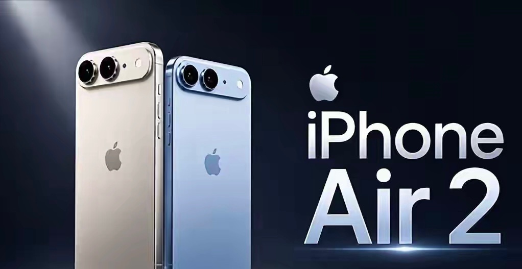 据说iPhone Air2背部新增双摄模组，超广角日常拍风景、合影都很在线，机身