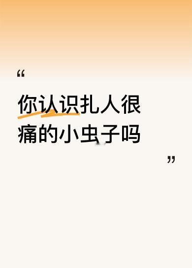 最近这段时间家里面这种小虫子很多很多，去年的话我就被这种小虫子扎过，疼起来的话要