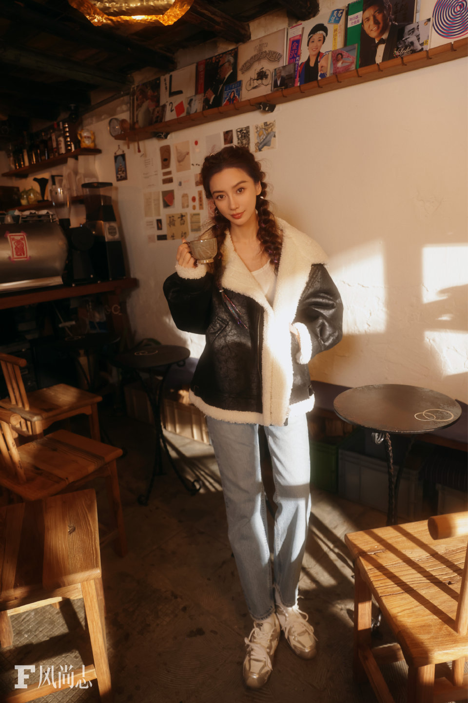 angelababy 麦吉丽品牌护肤代言人angelababy “云雾缭绕 风摊