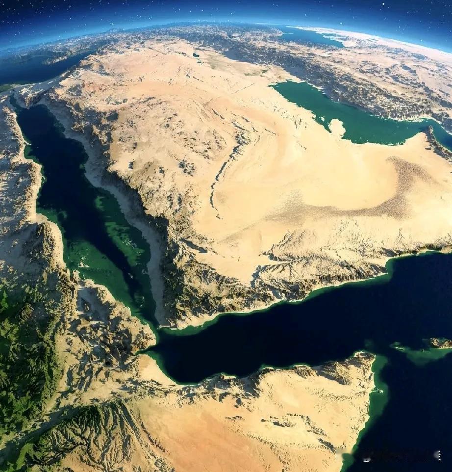 沙特阿拉伯这个大家伙，居然连一条像样的、永远流不停的河都没有！不过，人家也有自己