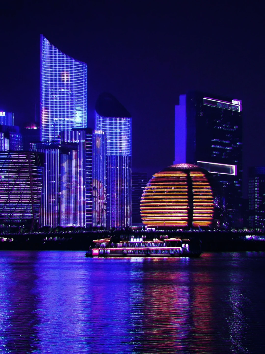 别去西湖人挤人！这才是杭州夜景🌃天花板！