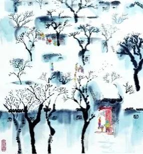 北风吹雪四更初，嘉瑞天教及岁除。


这句诗出自宋代陆游的《除夜雪》。意思是，四
