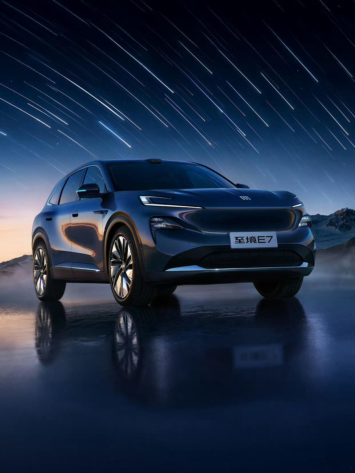 别克至境E7官图首发，预计今年第一季度亮相。新车长宽高分别为 4850/1910