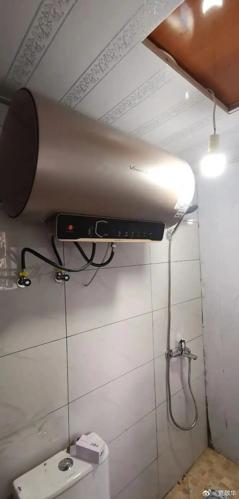 有些人太作了，根本不拿安全当回事儿。老家邻居装了台电热水器，为了省几百块钱的安装