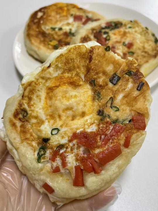 连吃三天都不腻！！巨巨巨好吃的鸡蛋饼😭