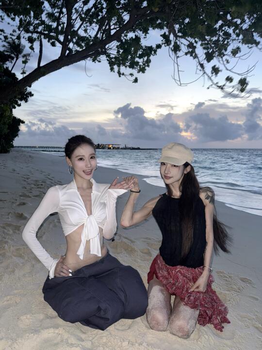 🌊在海边拍照的顶配就是马代和你！