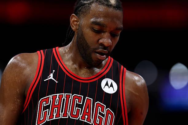 公牛替补锋线帕特里克-威廉姆斯（Patrick Williams）面对火箭全场出