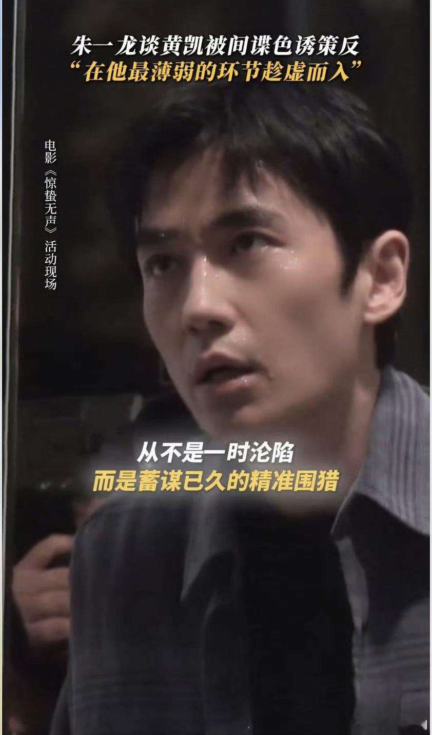 人性的裂缝从哪一刻开始看完惊蛰无声真的后劲超大，黄凯的挣扎太真实，一步错步步错，